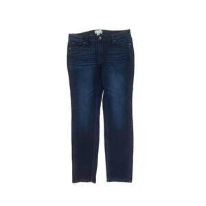 Liz Claiborne City Skinny Women's size 8 Dark Wash Blue Denim Jeans